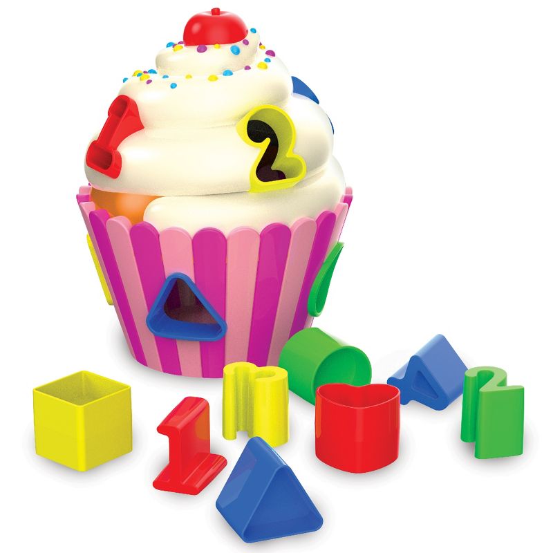 The Learning Journey Early Learning Cupcake Shape Sorter