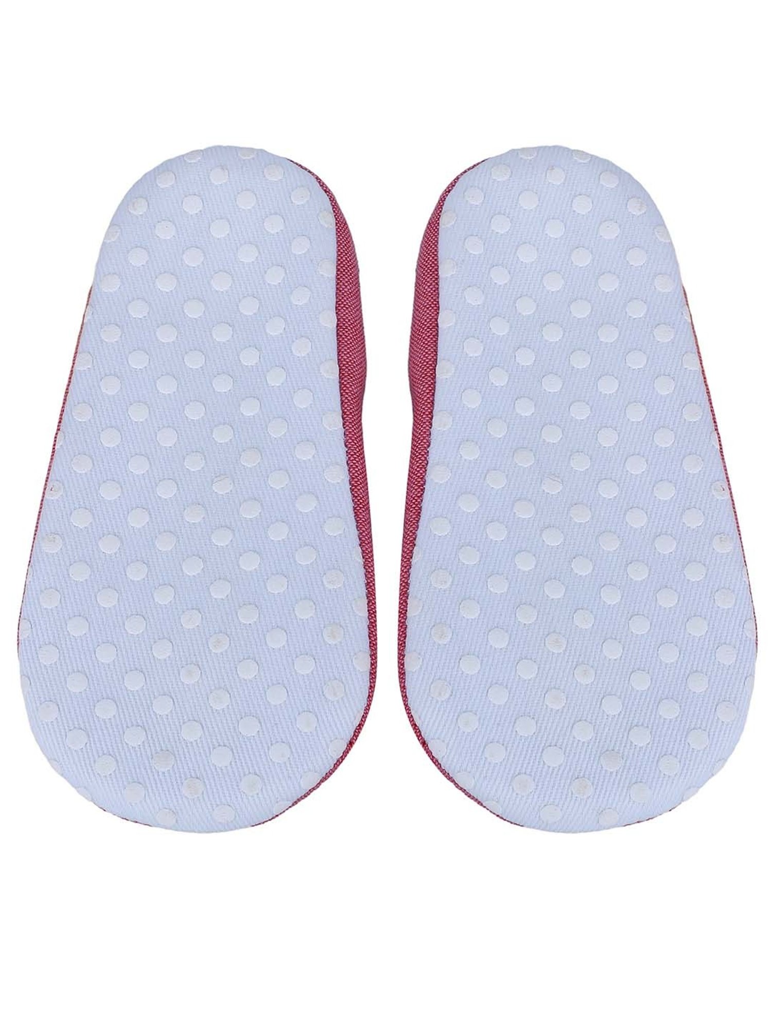 Baby Moo Kids Peach & Blue Mary Jane Shoes