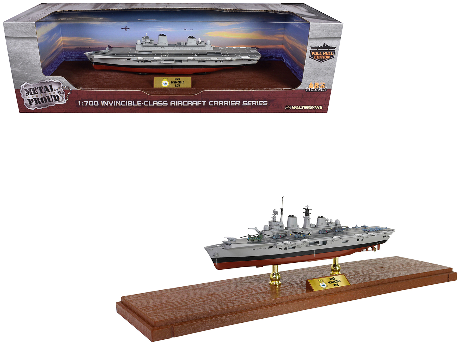 USS Missouri (BB-63) Iowa-class Battleship "Battle of Okinawa" (1945) United States Navy (Full Hull Edition) "Battleship" Series 1/700 Diecast Model by Forces of Valor