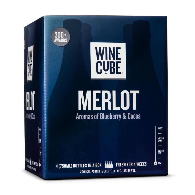 Merlot Red Wine - 3L Box - Wine Cube™