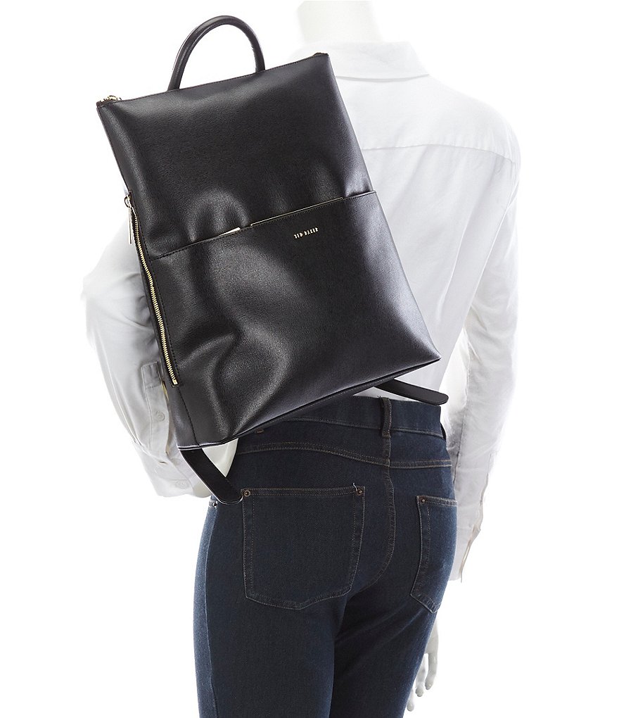 Ted Baker London Kryshia Leather Bar Detail Backpack