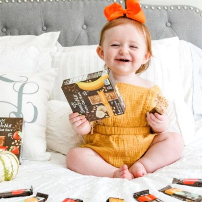 Beech-Nut Toddler Snack Strawberry Fruity Oat Bars - 5ct