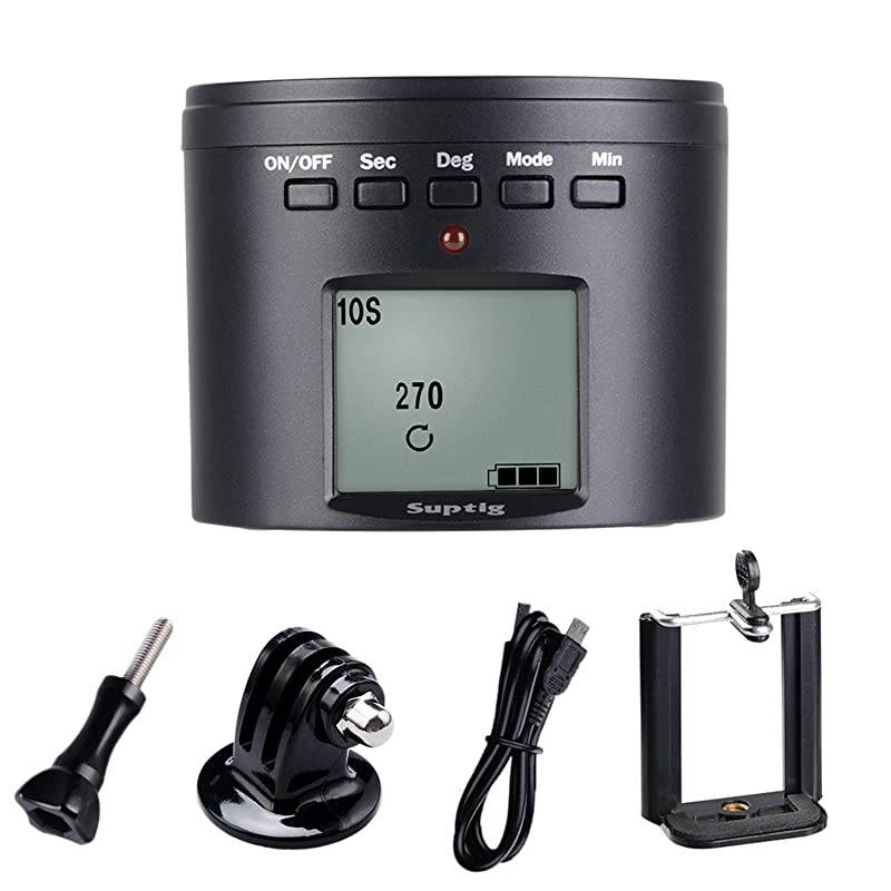 Tripod Mount Camera Tripod Mount Electric 360 Degree Tripod Head Compatible for Gopro Hero 8 Hero 7 Hero 6 Hero 5 Hero 4 and iPhone Samrtphone Digital Camera Action Camera