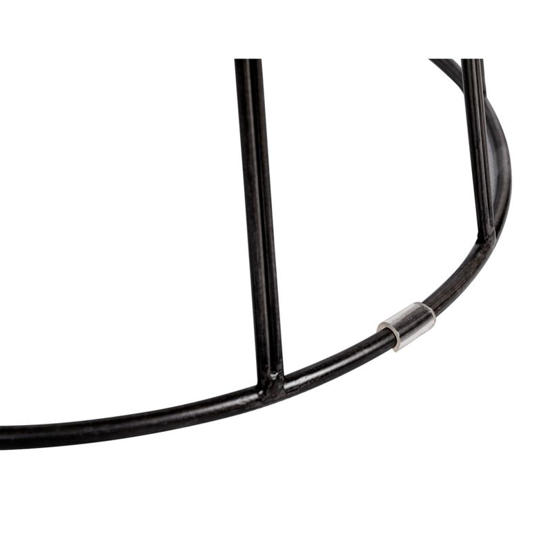 Fleur Side Table Noir Black - Adore Decor