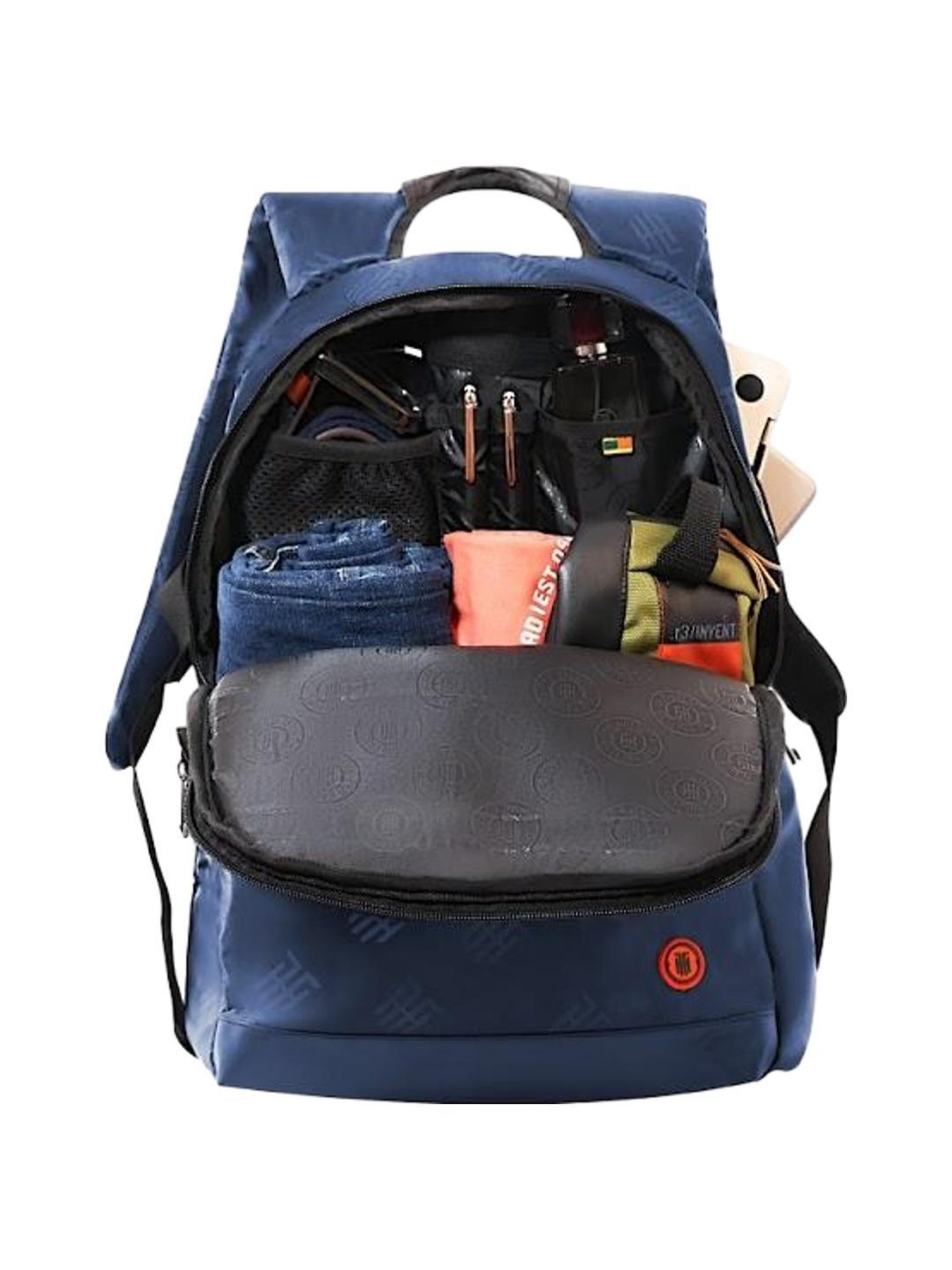 THE HOLISTIK Nomad 18.72 Ltrs Navy Blue & Black Large Laptop Backpack