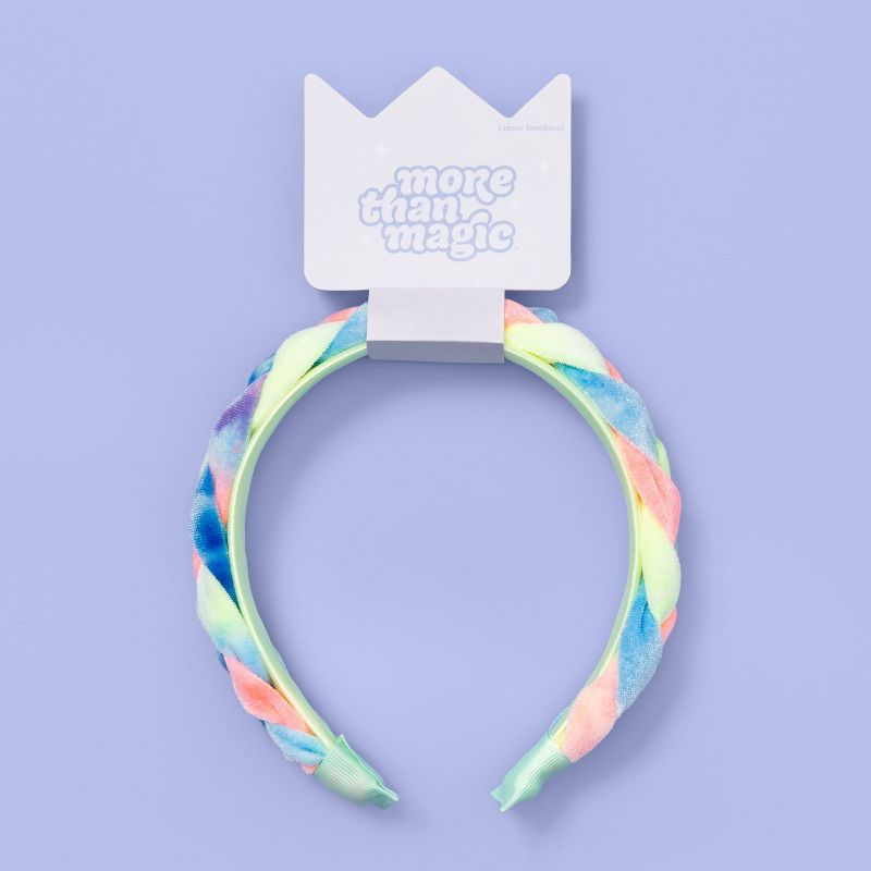 Kids' Tie-Dye Velvet Headband - More Than Magic™