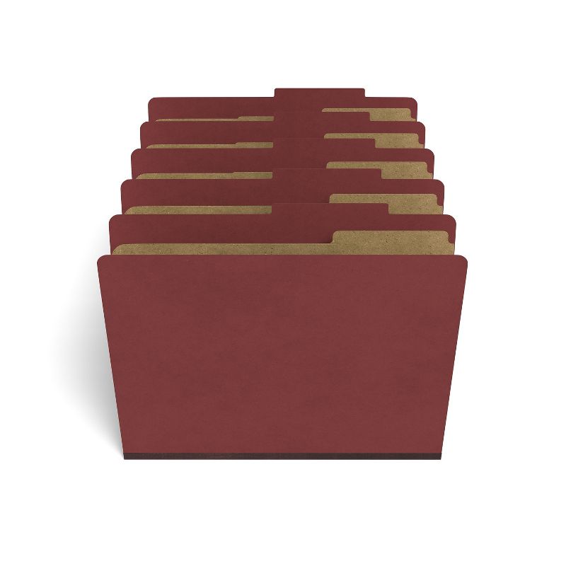 Smead Reinforced End Tab Fastener Folder Two Fasteners Letter Manila 50/BX 34105