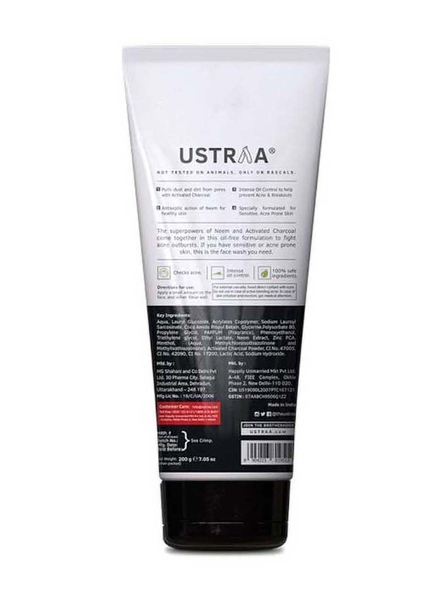 Ustraa Hair Growth Viatlizer and Neem & Charcoal Face Wash