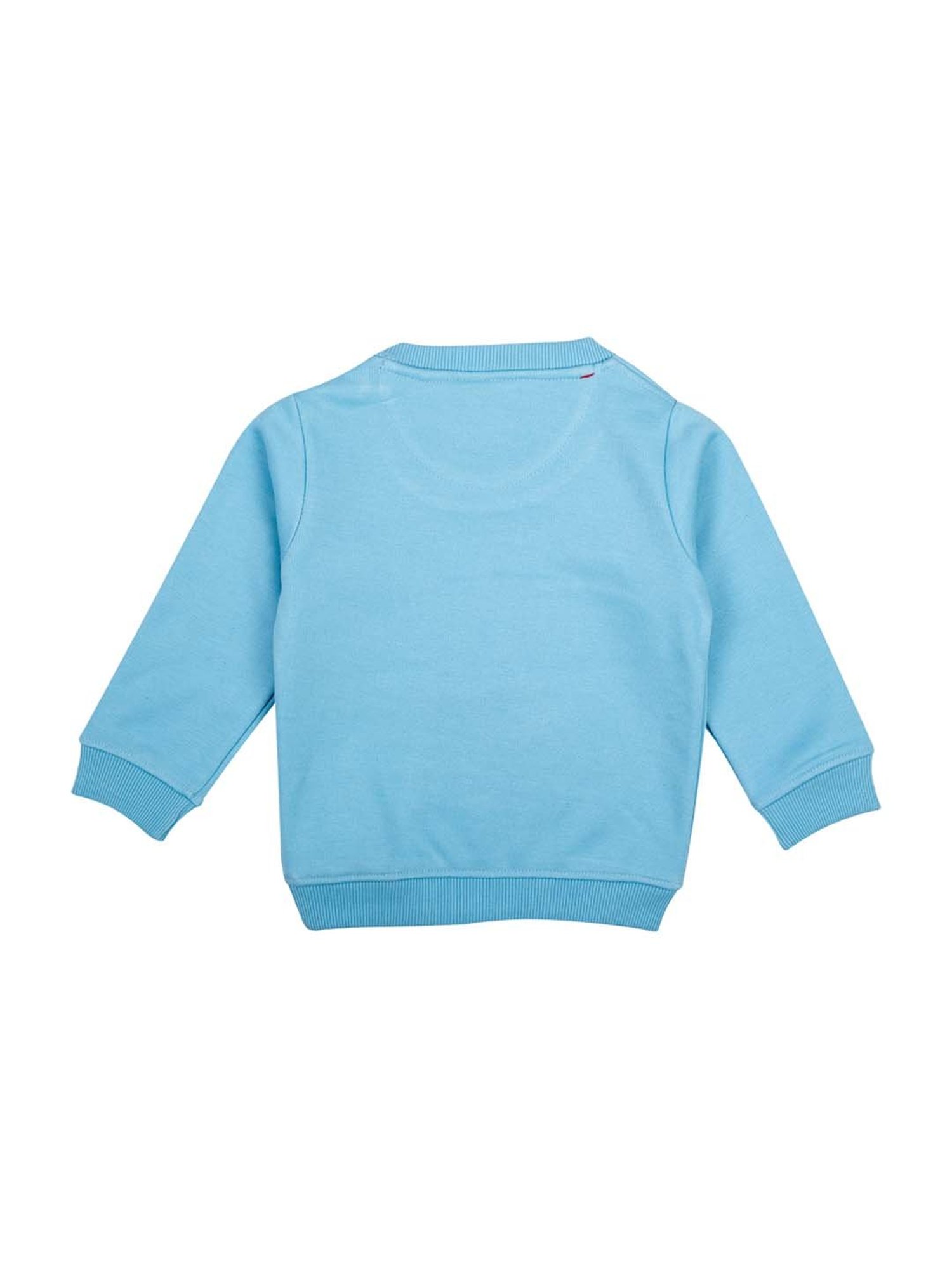 Mee Mee Kids Blue Embroidered T-Shirt