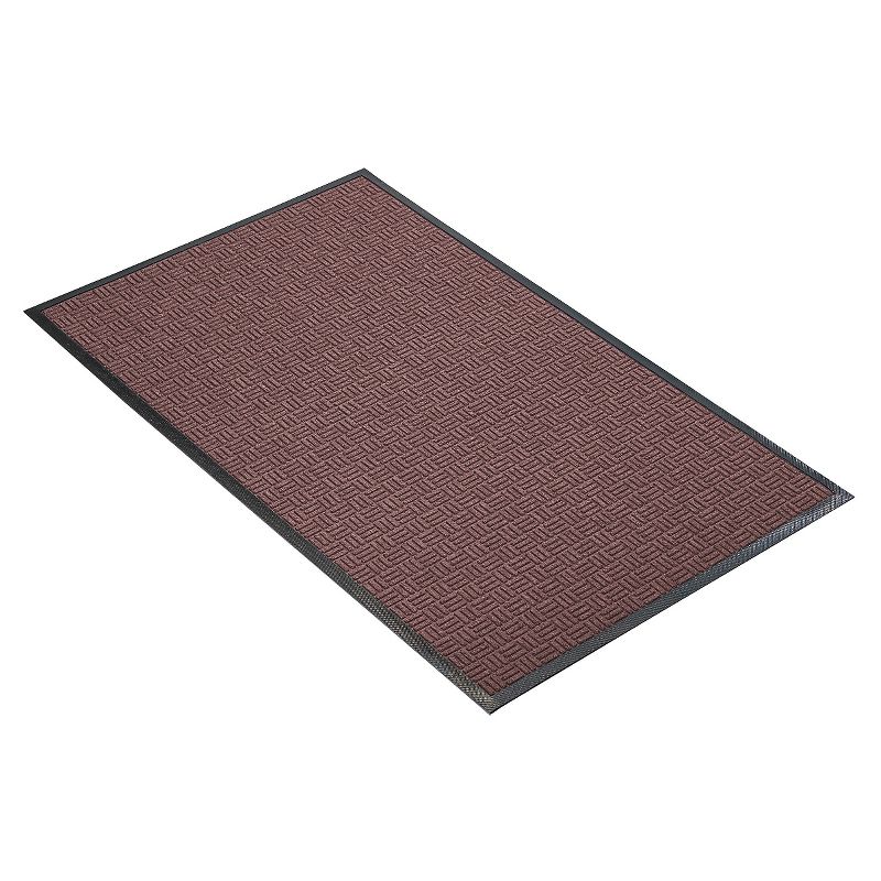 Burgundy Solid Doormat - (3'X4') - HomeTrax