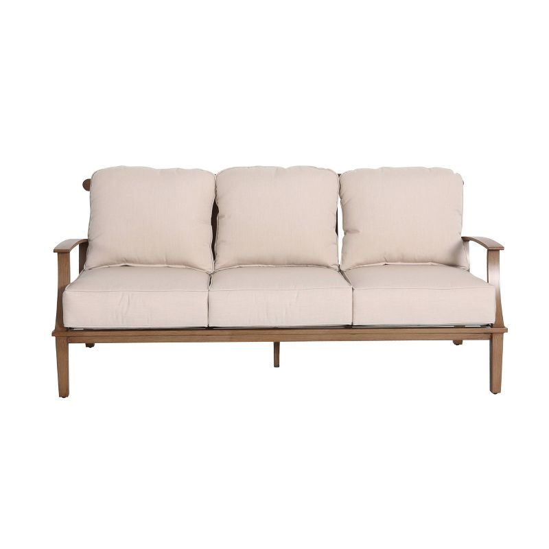 4pc Outdoor Aluminum Sofa Set Natural - Nuu Garden