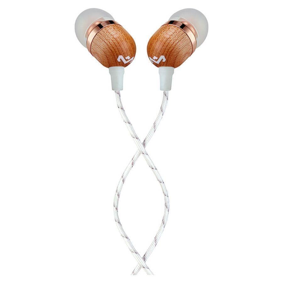 House Of Marley Smile Jamaica In-Ear Wired Headphones with Mic, Fire, EM-JE041-FI