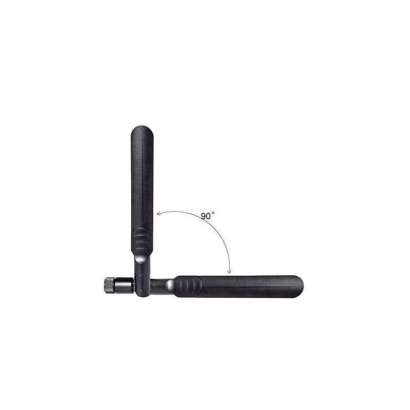 x 8dBi WiFi RP-SMA Male Antenna .4GHz 5.8GHz Dual Band +x 15CM U.FL/IPEX to RP-SMA Female Pigtail Cable for Mini PCIe Card Wireless Routers, PC Desktop, Repeater, FPV UAV Drone and PS4 Build