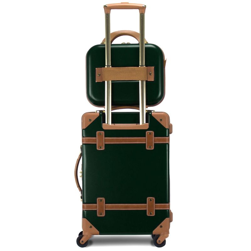 Chariot Travelware CH-505 Hunter 2pc Luggage Set - Dark Green