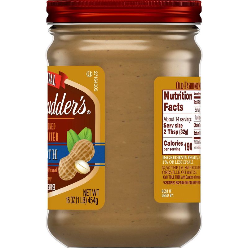 Laura Scudder All Natural Smooth Peanut Butter - 16oz