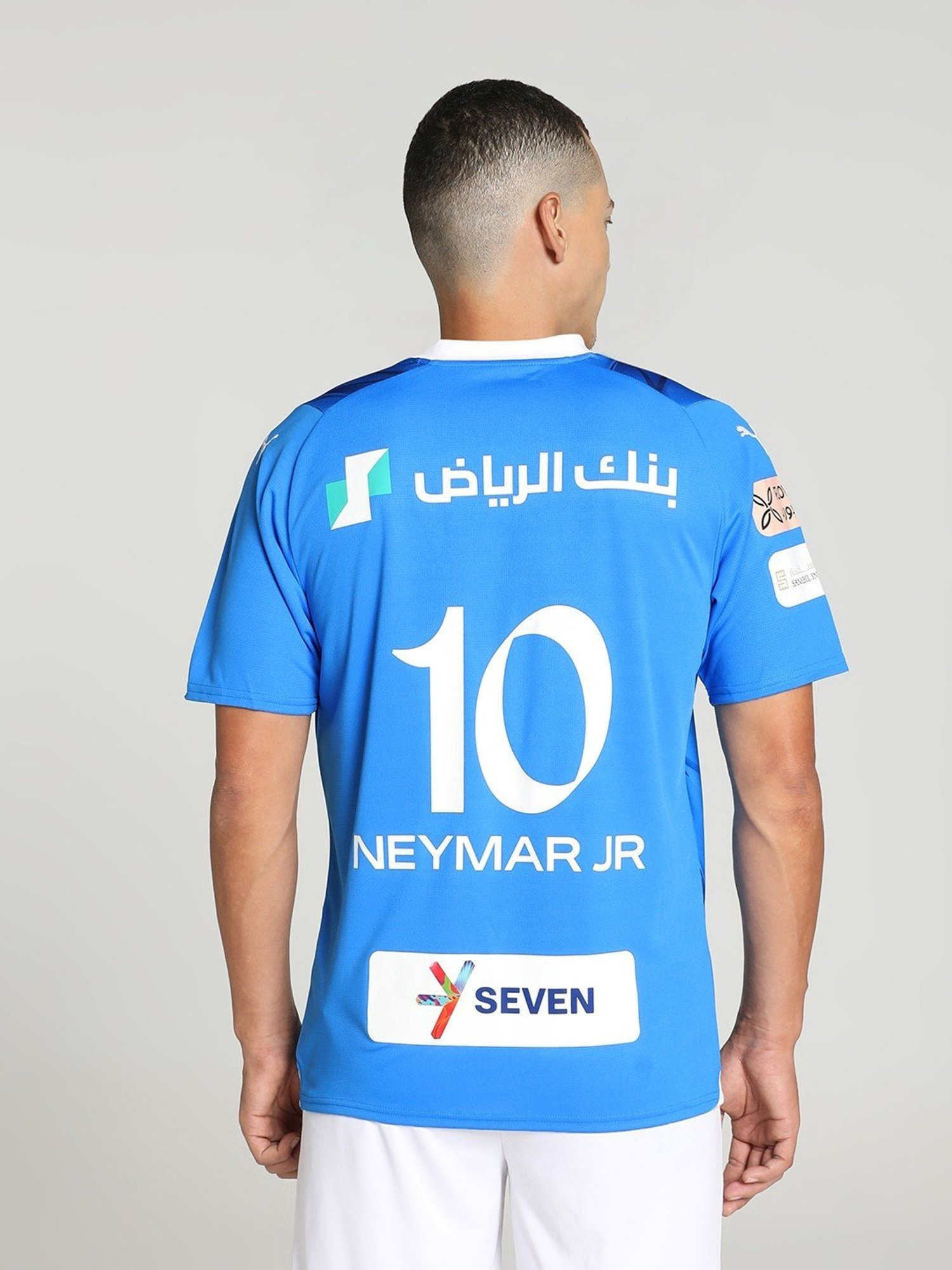 Puma Al Hilal SFC Neymar Jr. Home Replica Ignite Blue Regular Fit Printed Jersey