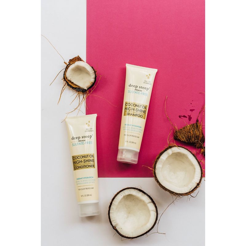 Deep Steep Coconut Oil High Shine Conditioner - 10 fl oz
