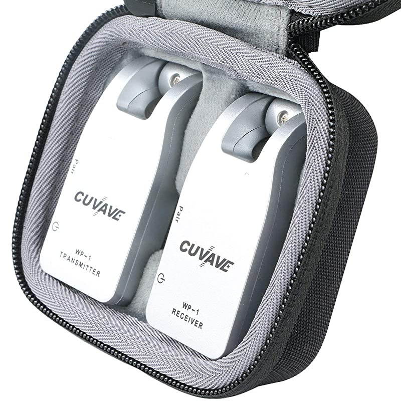 Hard Travel Case for Getaria/Muslady 2.4GHZ Wireless Guitar System Built-in Rechargeable Lithium Battery Digital Transmitter Receiver