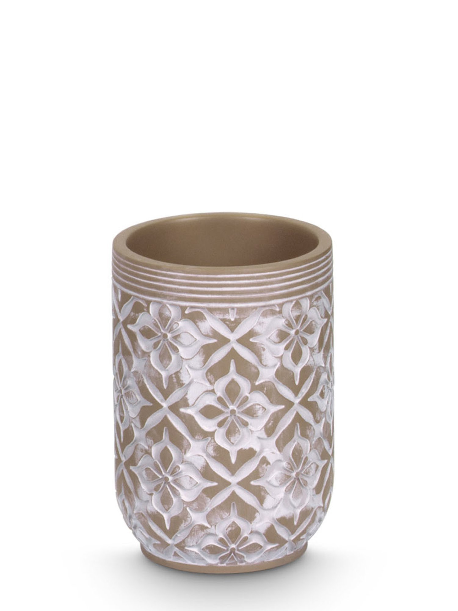 Freelance Brown Polyresin Set of 4 Bathroom Accessories