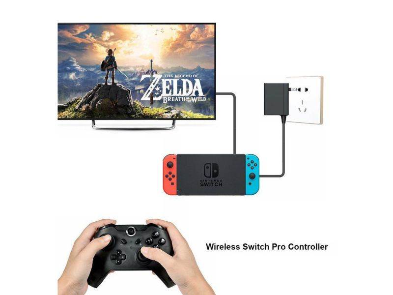 Ochine Wireless Pro Controller Gamepad Joypad Remote For Nintendo Switch Console ,Compatible with PC Windows 7/8/10,USB Charging,Gyro Axis ,Dual Motors Vibration