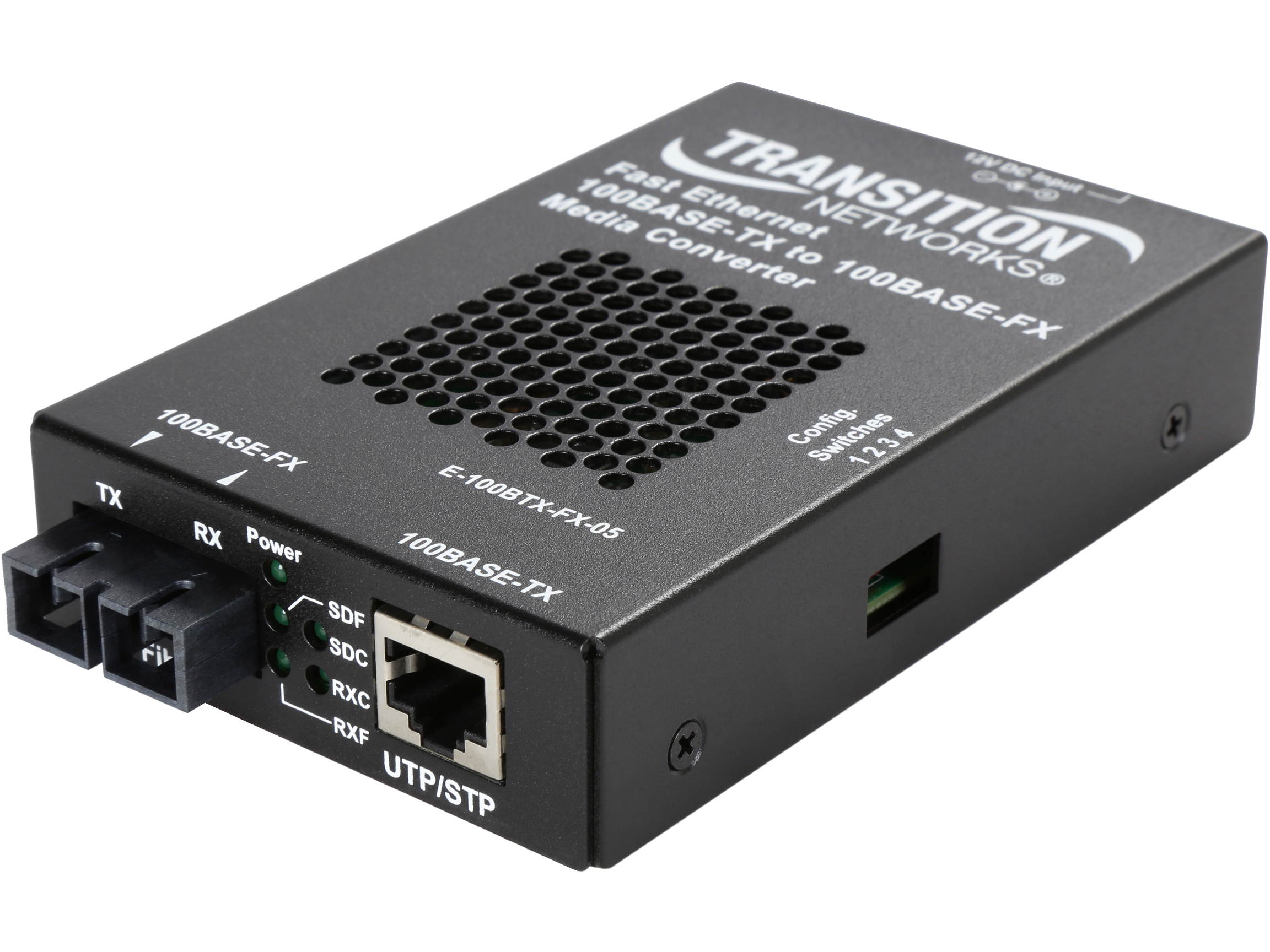 TRANSITION E-100BTX-FX-05(SC)NA Fast Ethernet 100BASE-TX to 100BASE-FX Media Converters