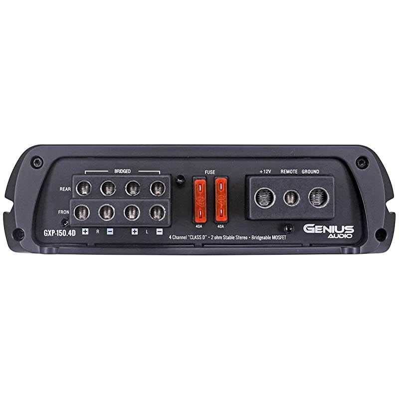GXP-150.4D 2000 Watts-MAX Compact Car Full Range Amplifier 4 Channel Class-D 2-Ohm Stable