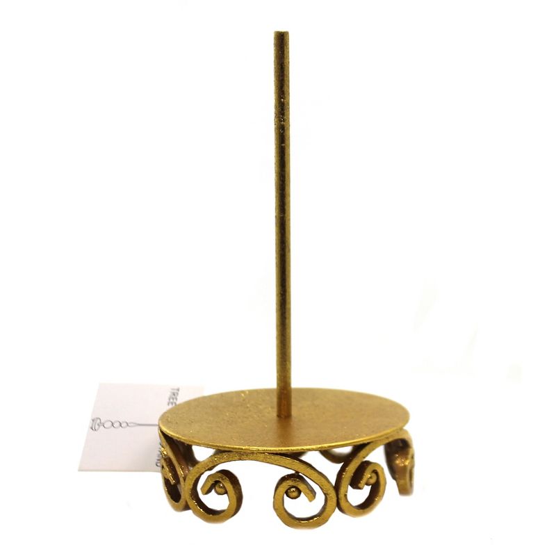 Tree Topper Finial 7.5" Gold Finial Stand Holder Tree Topper  -  Tree Toppers