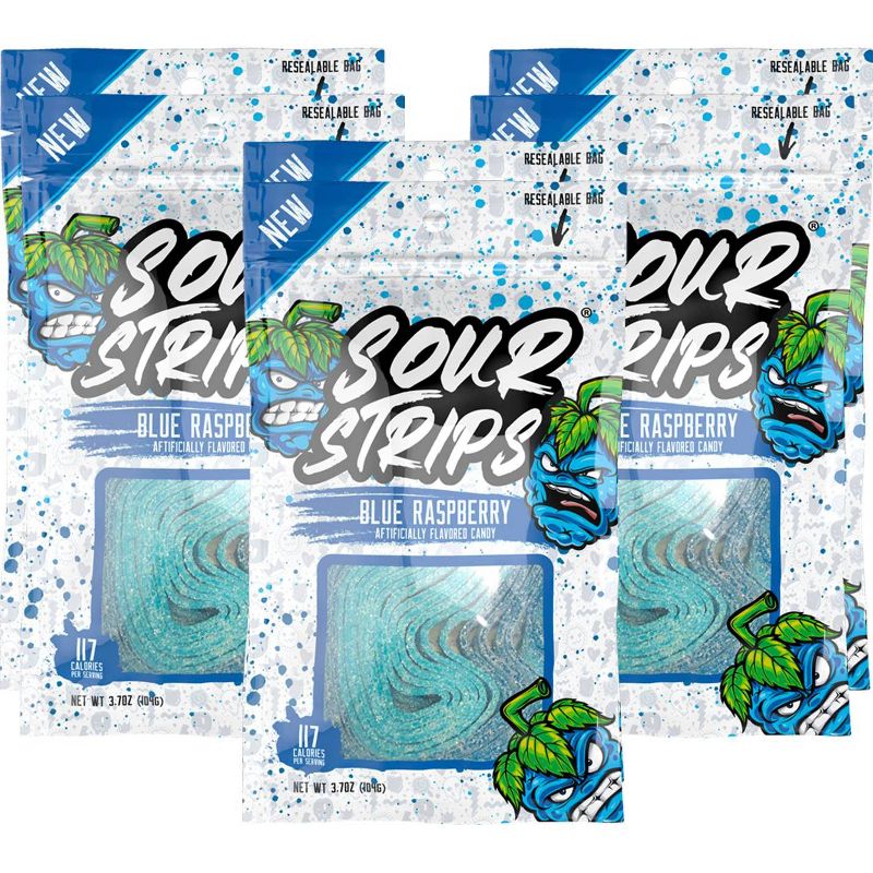 Sour Strips Blue Raspberry - 3.7oz