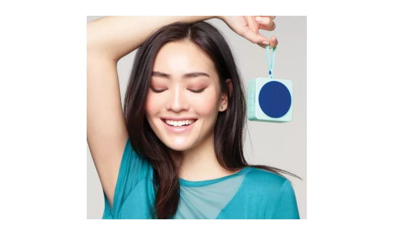 heyday™ Small Portable Bluetooth Speaker with Loop - Gray/Gold