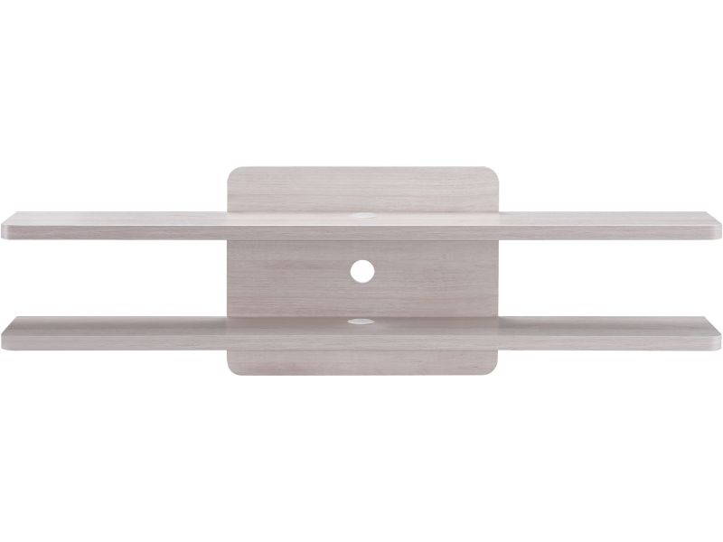 AVF FS1200CURCS-A up to 60" Silver Effect / Clear Glass Curved TV Stand