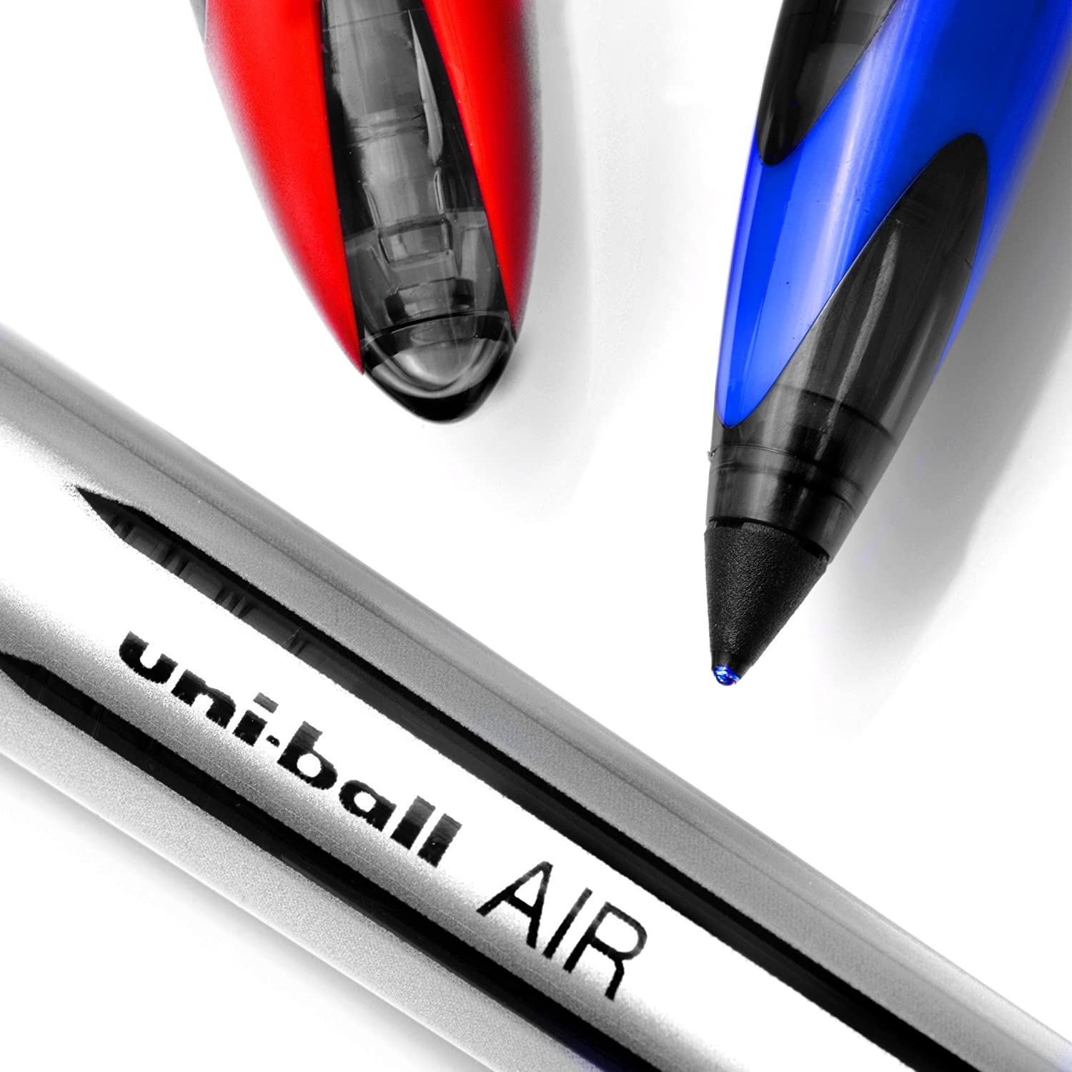 Uni-Ball AIR - 0.7mm Medium Rollerball - Pack of 3 - Black - UBA-188-L