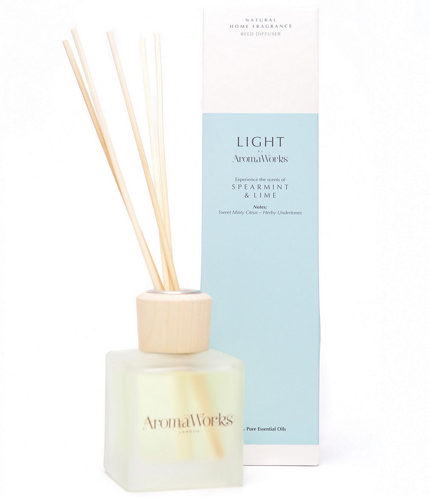 AromaWorks London Light Range - Spearmint & Lime Small Reed Diffuser