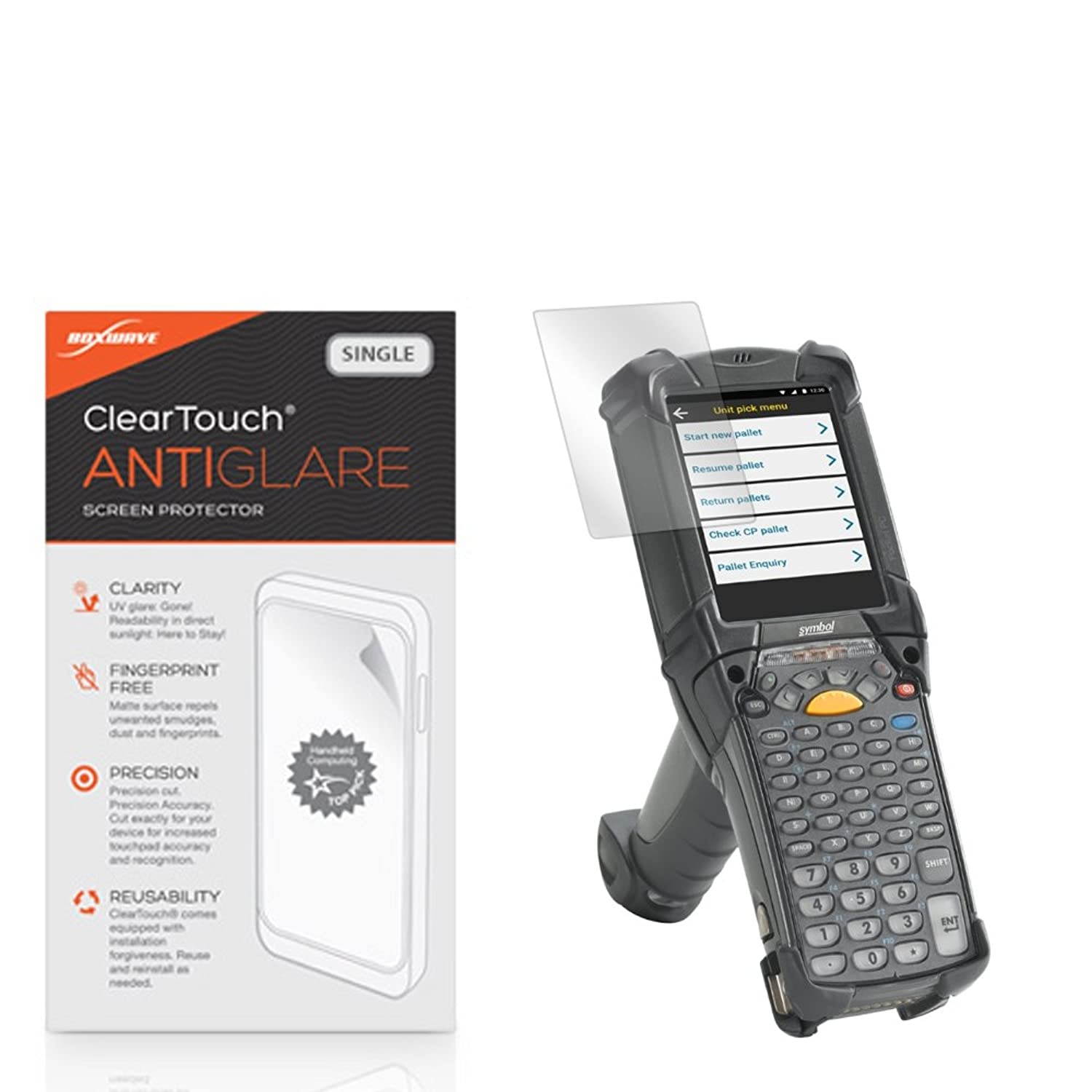 BoxWave Bartec MC 92N0 Screen Protector, [ClearTouch Anti-Glare] Anti-Fingerprint, Scratch Proof Matte Film Shield for Bartec MC 92N0