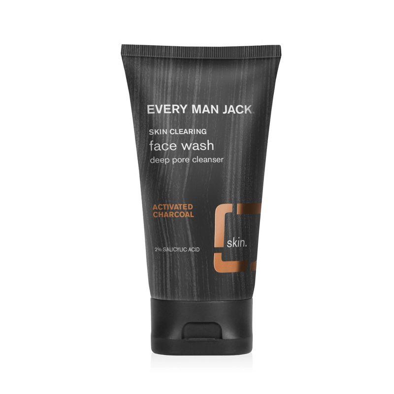 Every Man Jack Skin Clearing Activated Charcoal Face Wash - 5.0 fl oz