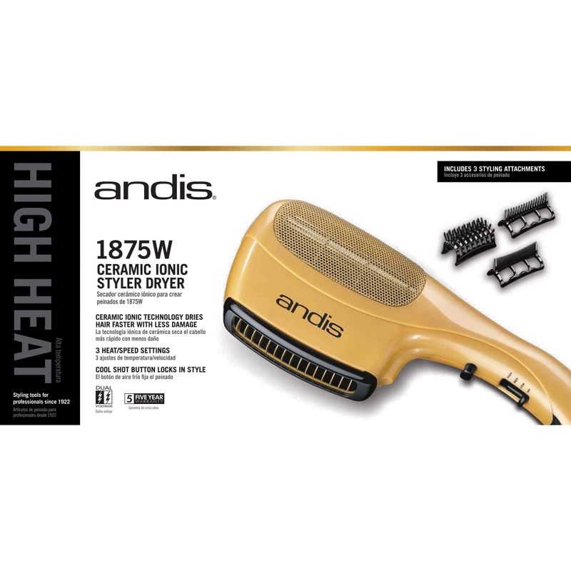 Andis Ceramic Iconic Styler Dryer - 1875 watt