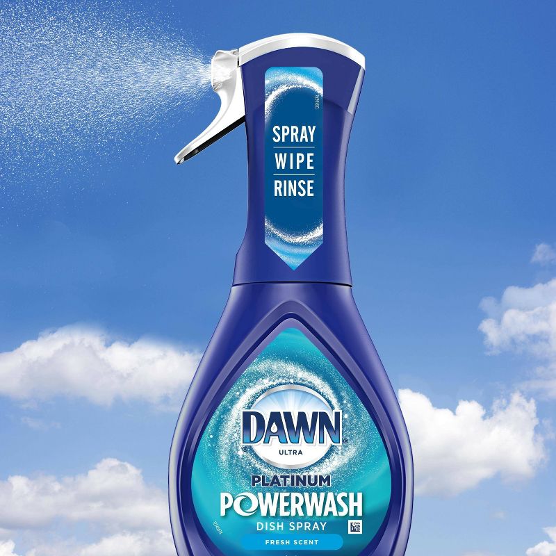 Dawn Platinum Powerwash Dish Spray, Dish Soap, Fresh Scent, 16oz