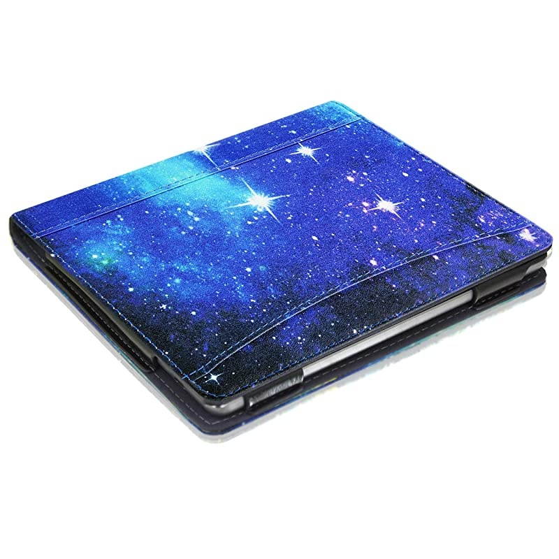 Case Fits AllNew Kindle Oasis 2019 Folio Smart Cover Leather Case with Auto Wake Sleep Feature for Kindle Oasis 10th Generation 2019 Release amp 9th Generation 2017 Release Blue Sky