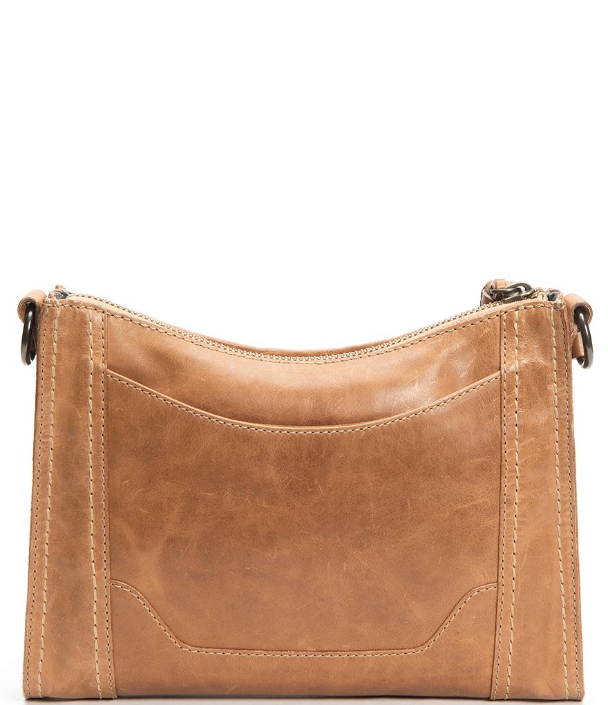 Frye Melissa Floral Embroidery Top Zip Crossbody Bag