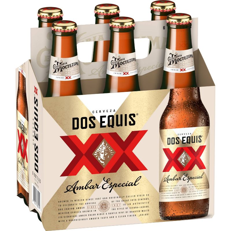 Dos Equis Ambar Mexican Lager Beer - 6pk/12 fl oz Bottles