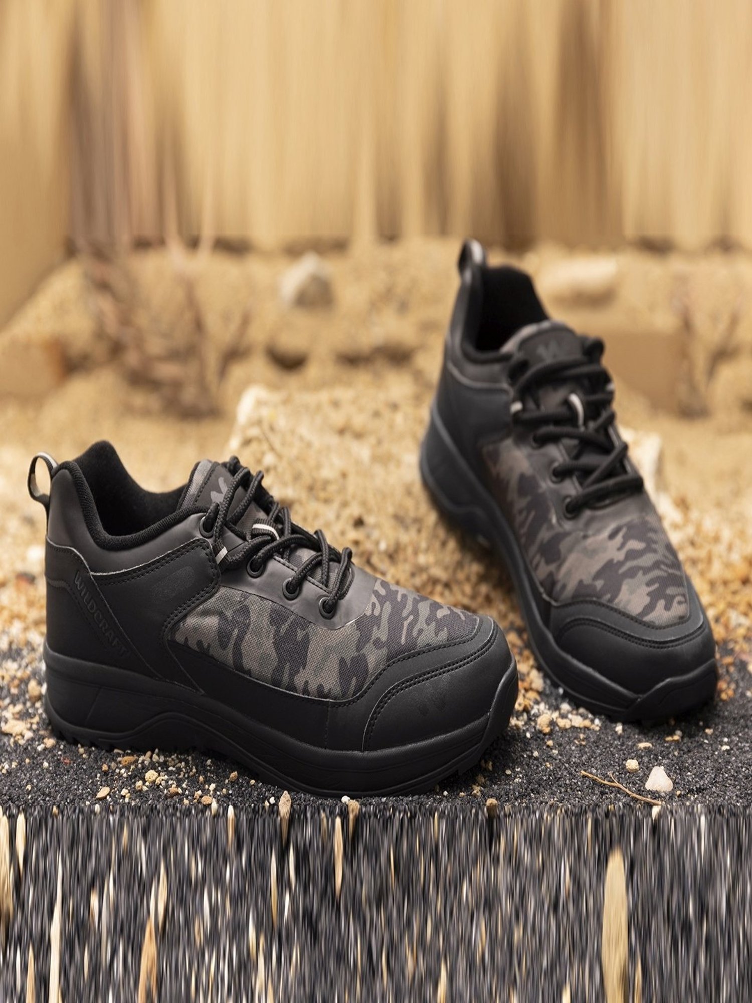 Wildcraft Men's Combat 5 Black Running Shoes