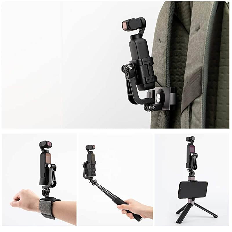 PGYTECH Action Camera L-Shape Bracket for DJI/OSMO Action/OMSO Pocket Handle Gimbal,L Holder Mount for GoPro Action Camera Interface Conversion 180&deg;Rotatable