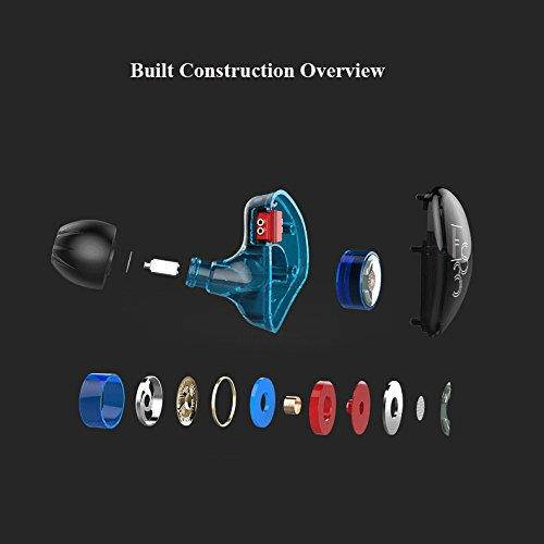 KZ ES3 Dynamic Hybrid Dual Driver In Ear Headphones (Purple without Mic)