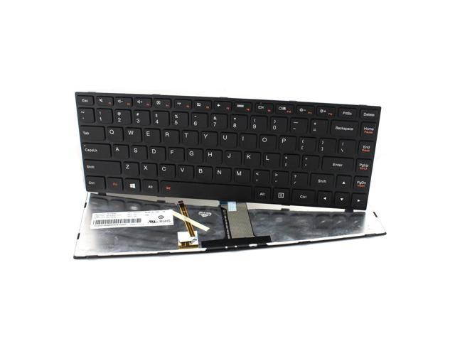 Laptop Replacement Backlit Black Laptop US Layout Keyboard with Frame For Lenovo IdeaPad Z410 G405 G405S G400 Series Replacement PN 25215649 SG-63650-XUA
