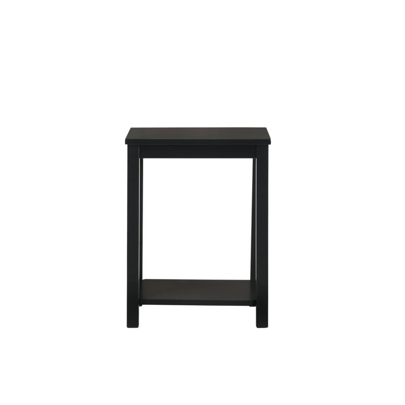 3pc Bryson Chair and Table Dove Gray/Black - Acme Furniture