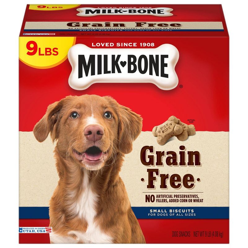 Milk-Bone Grain Free Beef Dog Treat -9lb