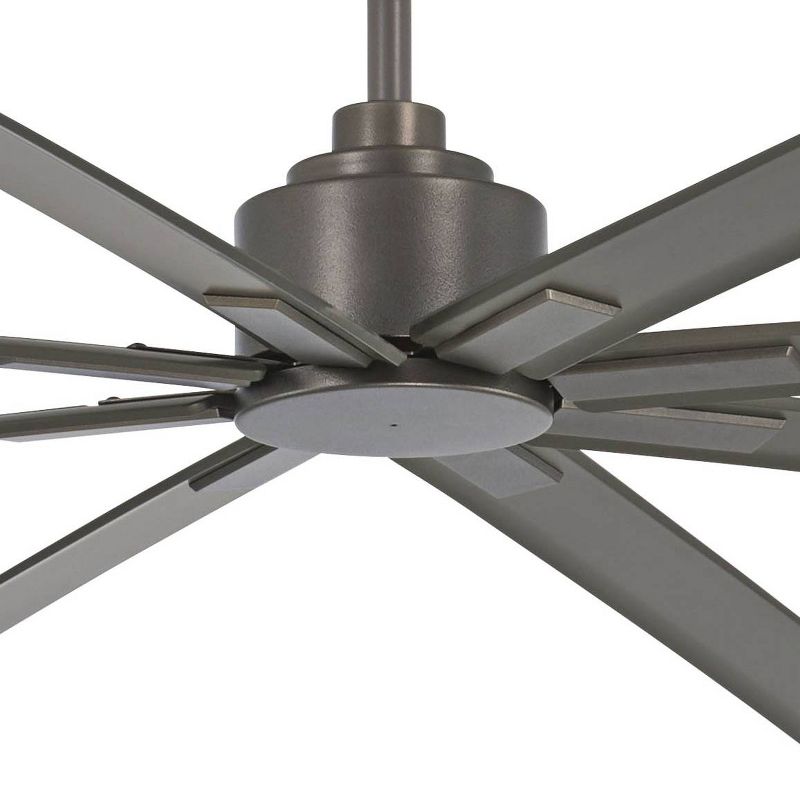 52" Casa Vieja Modern Rustic 3 Blade Ceiling Fan with Remote Brushed Nickel Natural Wood House Bedroom Living Room Home Kitchen