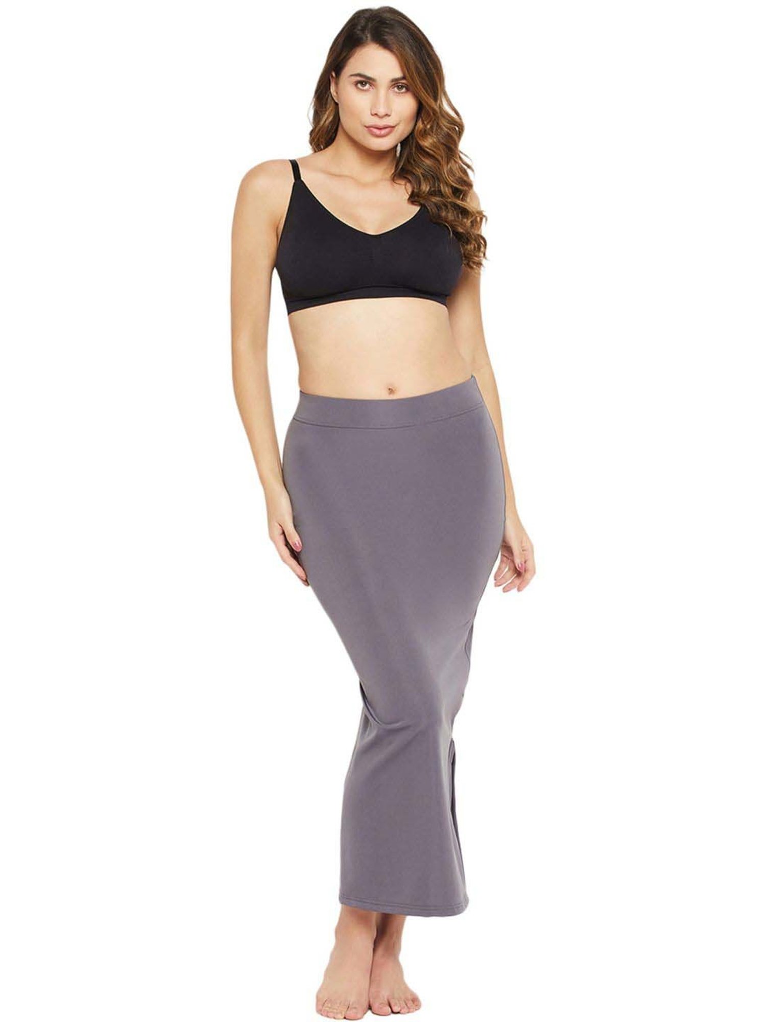 Secrets By ZeroKaata Assorted Plain Saree Shapewear - Pack Of 2