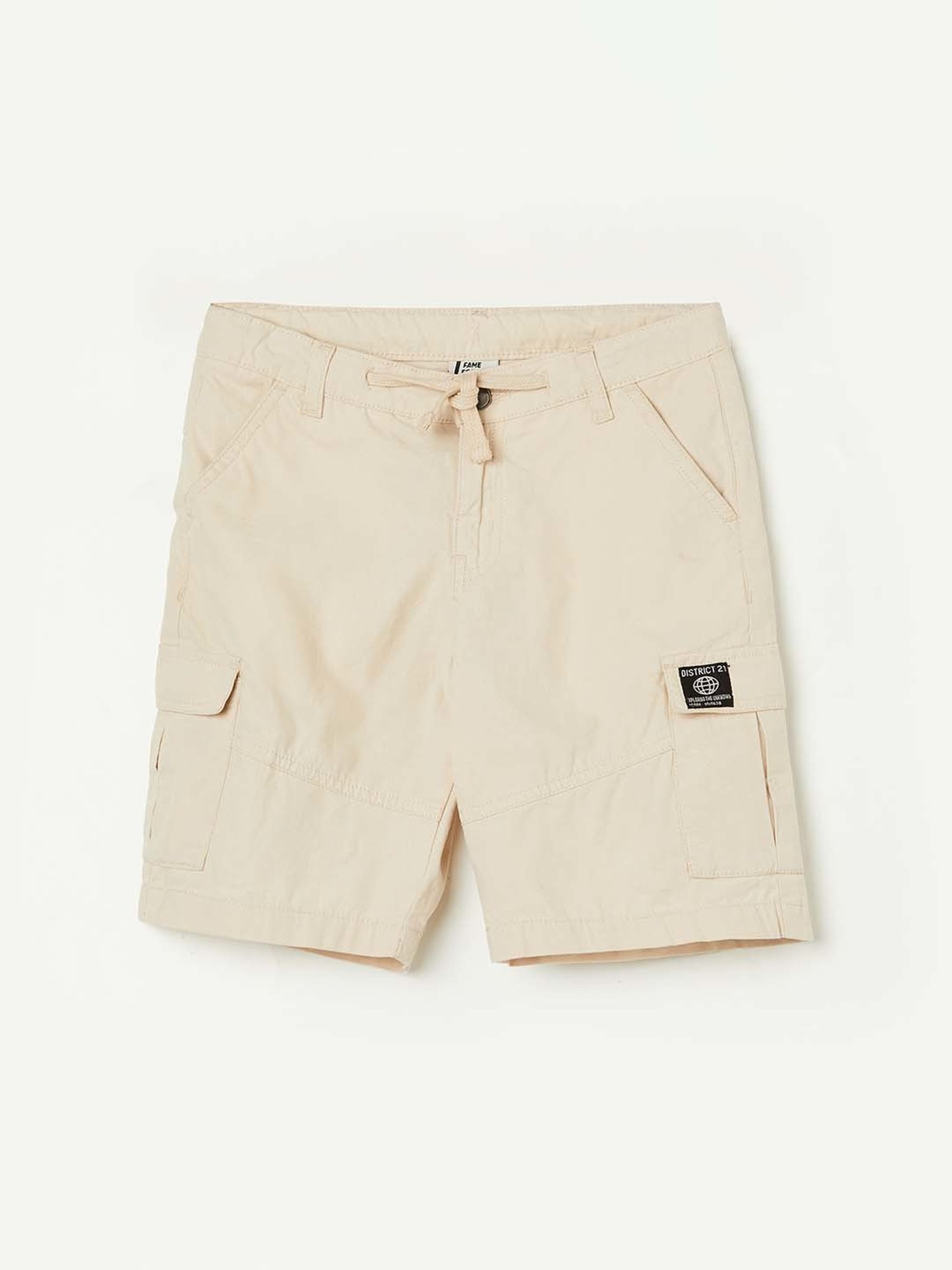 Fame Forever by Lifestyle Kids Beige Regular Fit Shorts