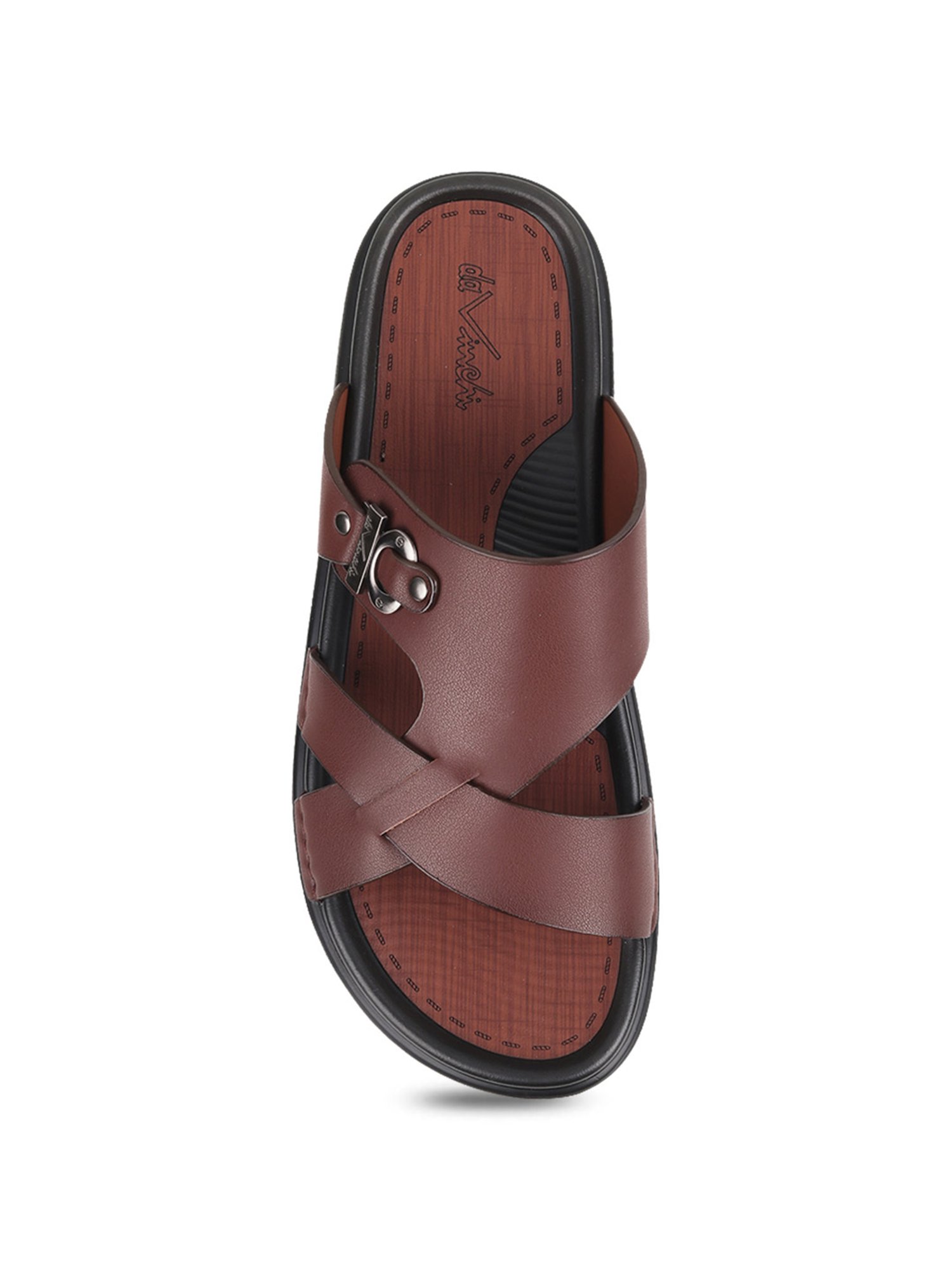 Da Vinchi by Metro Men's Brown Casual Sandals