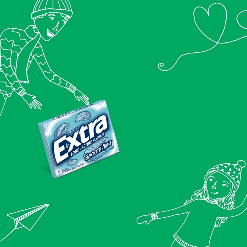 Extra Smooth Mint Sugar Free Gum Multipack - 3ct